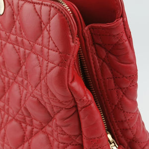 Cannage Dior Soft Shopping Red lambskin 01-BO-1103