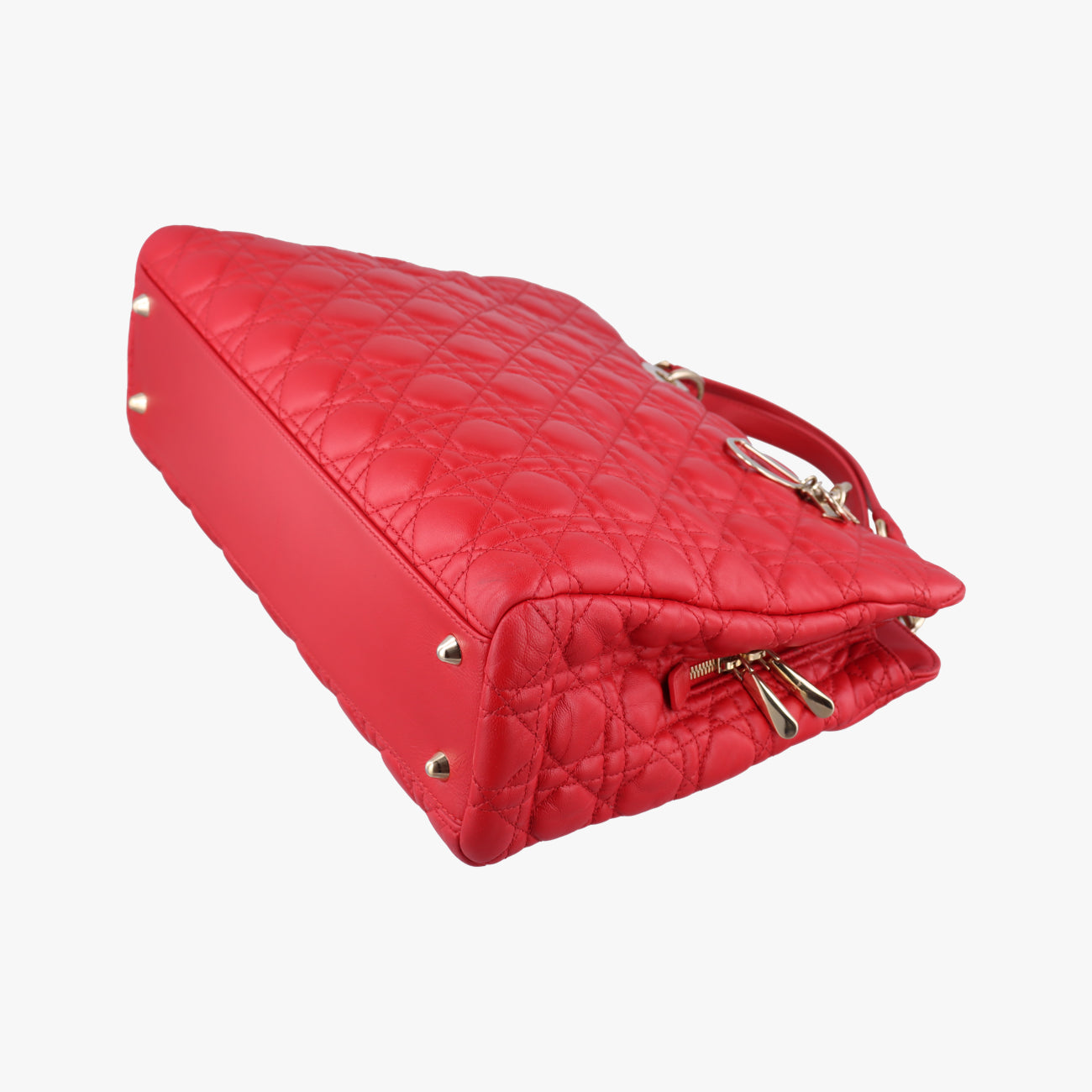 Cannage Dior Soft Shopping Red lambskin 01-BO-1103