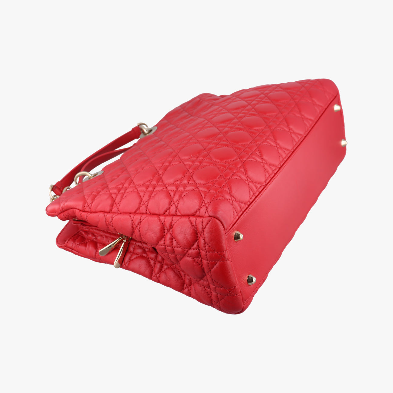 Cannage Dior Soft Shopping Red lambskin 01-BO-1103