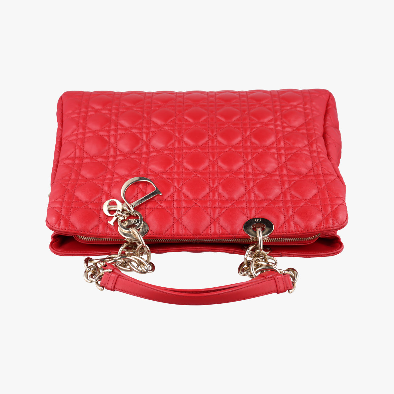 Cannage Dior Soft Shopping Red lambskin 01-BO-1103