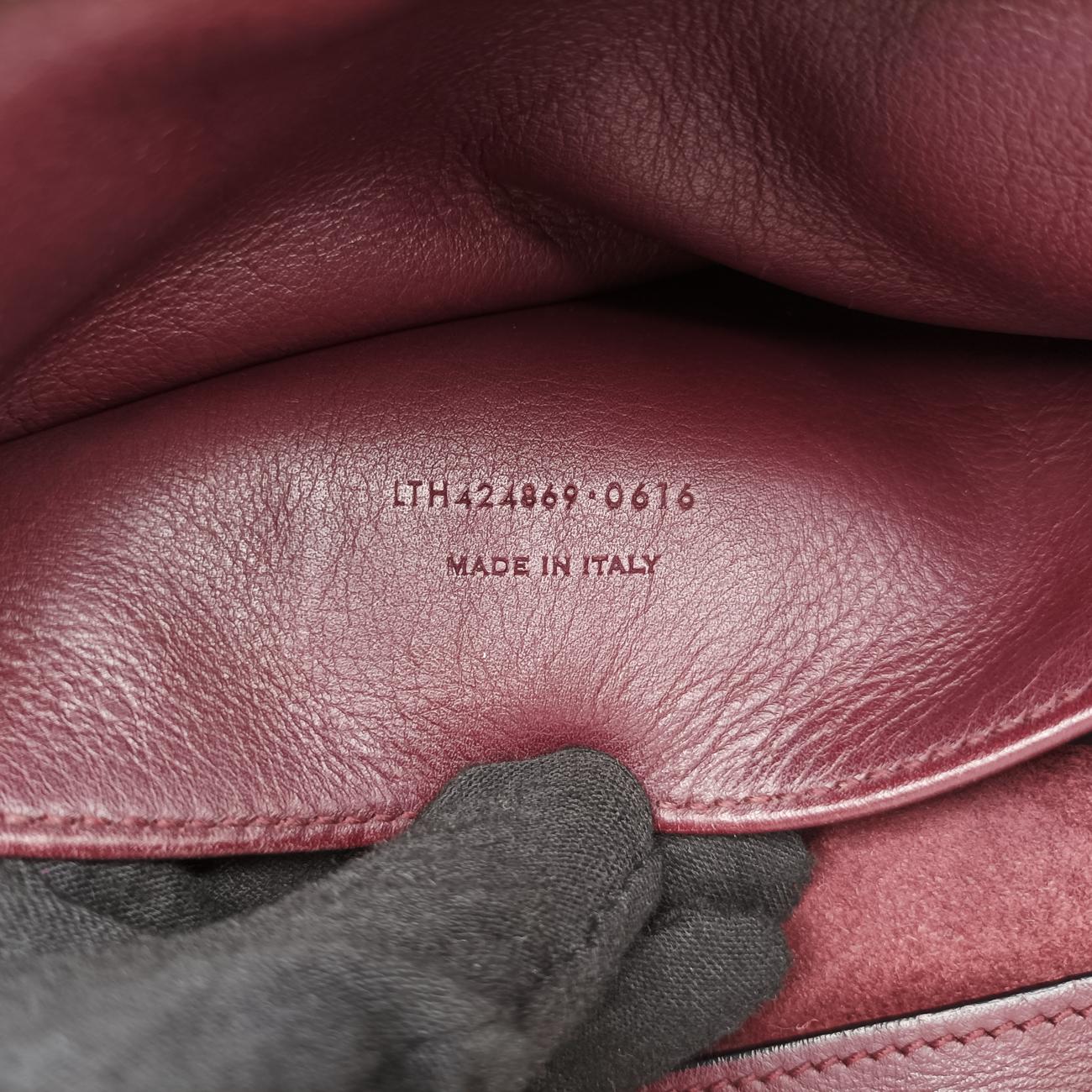 CABAS Bordeaux Leather LTH424869.0616