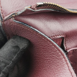 CABAS Bordeaux Leather LTH424869.0616