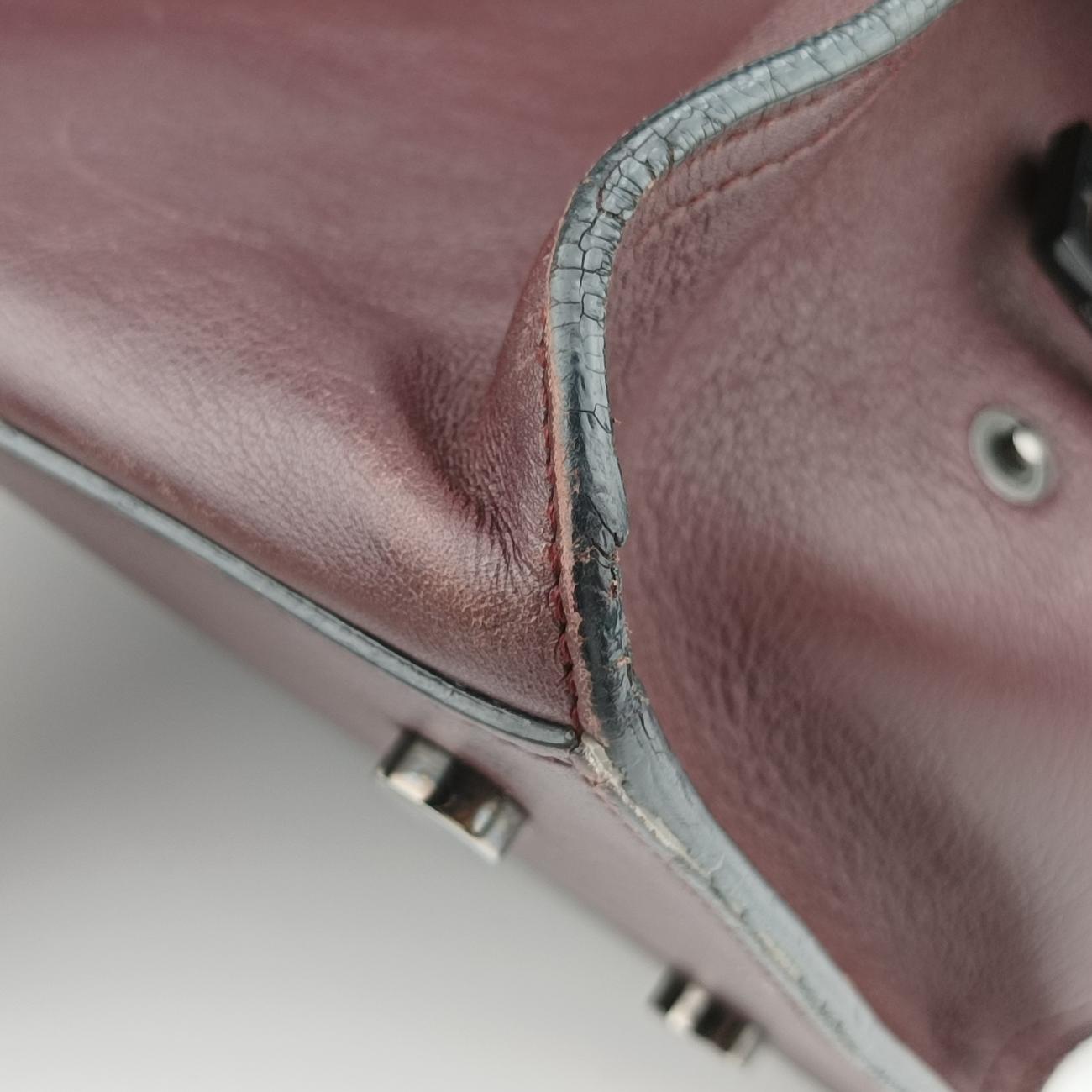 CABAS Bordeaux Leather LTH424869.0616