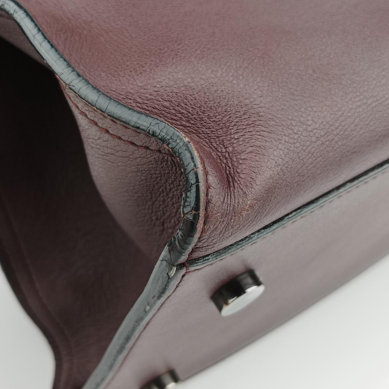 CABAS Bordeaux Leather LTH424869.0616