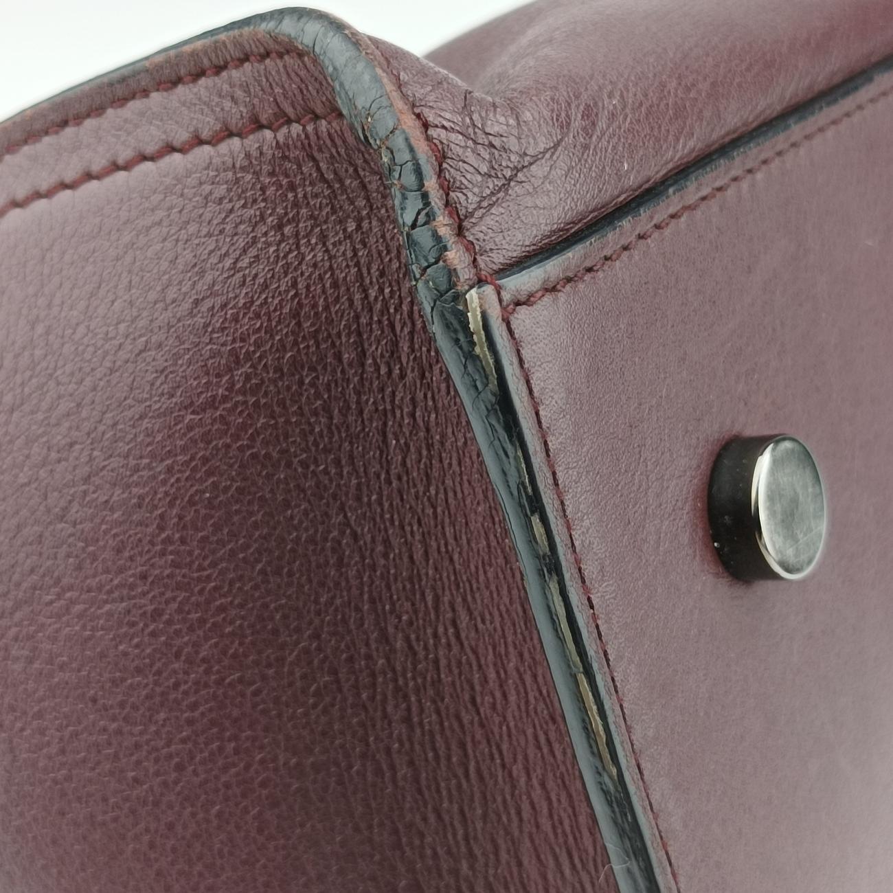 CABAS Bordeaux Leather LTH424869.0616