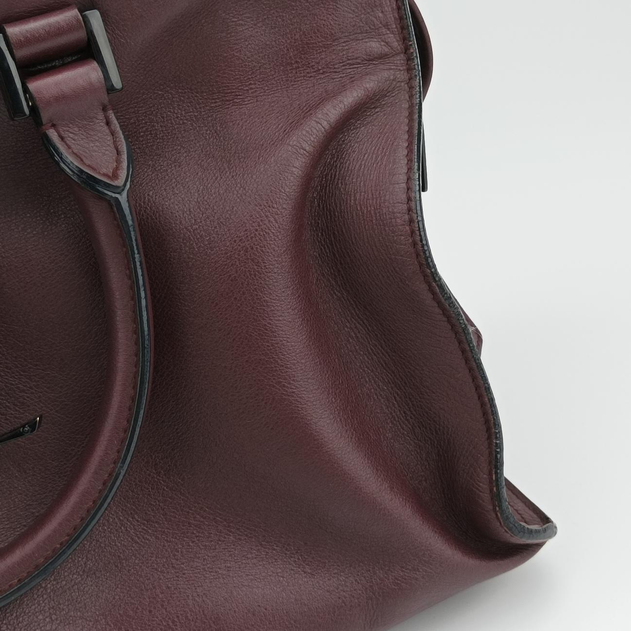 CABAS Bordeaux Leather LTH424869.0616