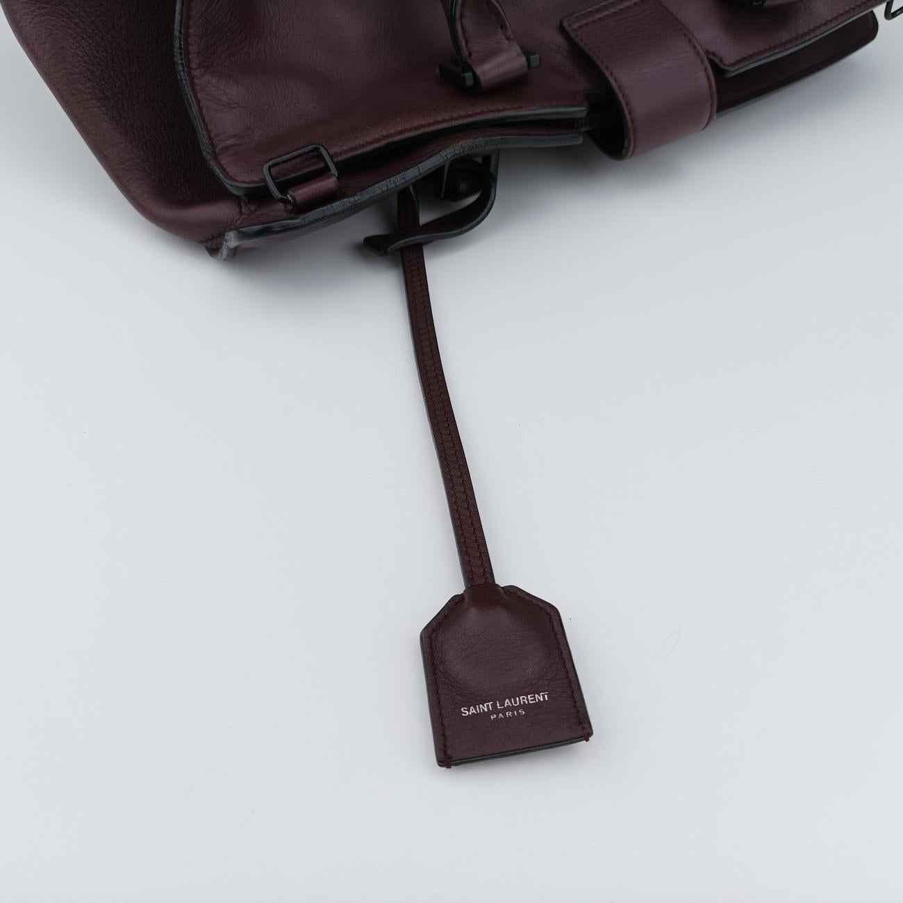 CABAS Bordeaux Leather LTH424869.0616
