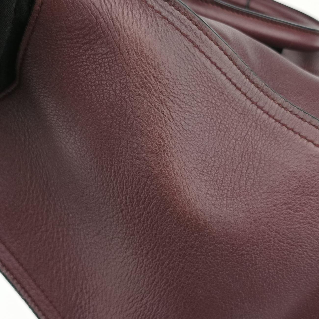 CABAS Bordeaux Leather LTH424869.0616