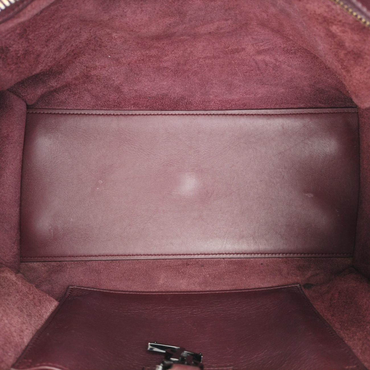 CABAS Bordeaux Leather LTH424869.0616