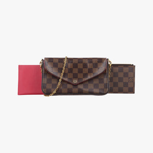 Pochette FéLICIE Brown Monogram Canvas MI1210