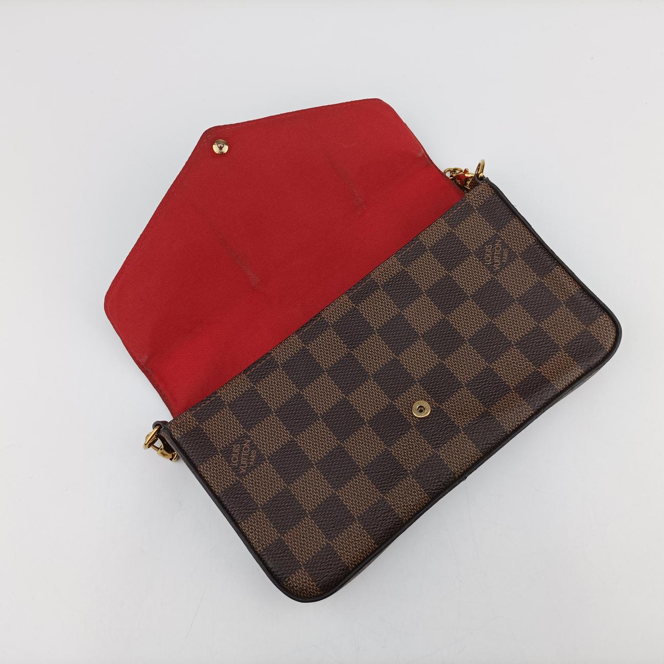 Pochette FéLICIE Brown Monogram Canvas MI1210
