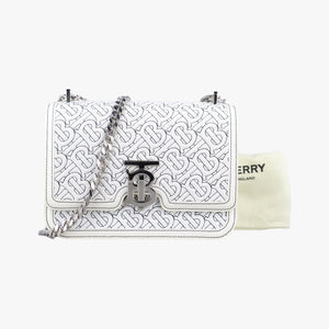 TB Logo White leather BMPPAN1301