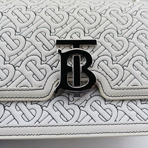 TB Logo White leather BMPPAN1301