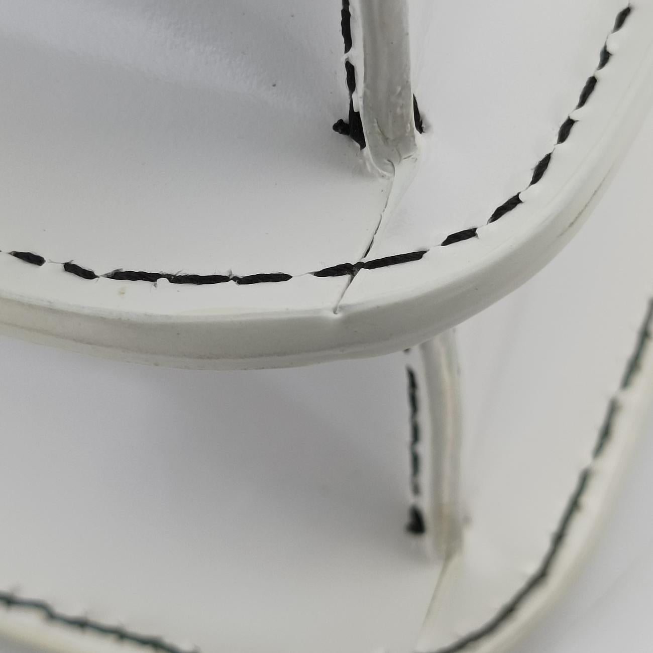 TB Logo White leather BMPPAN1301