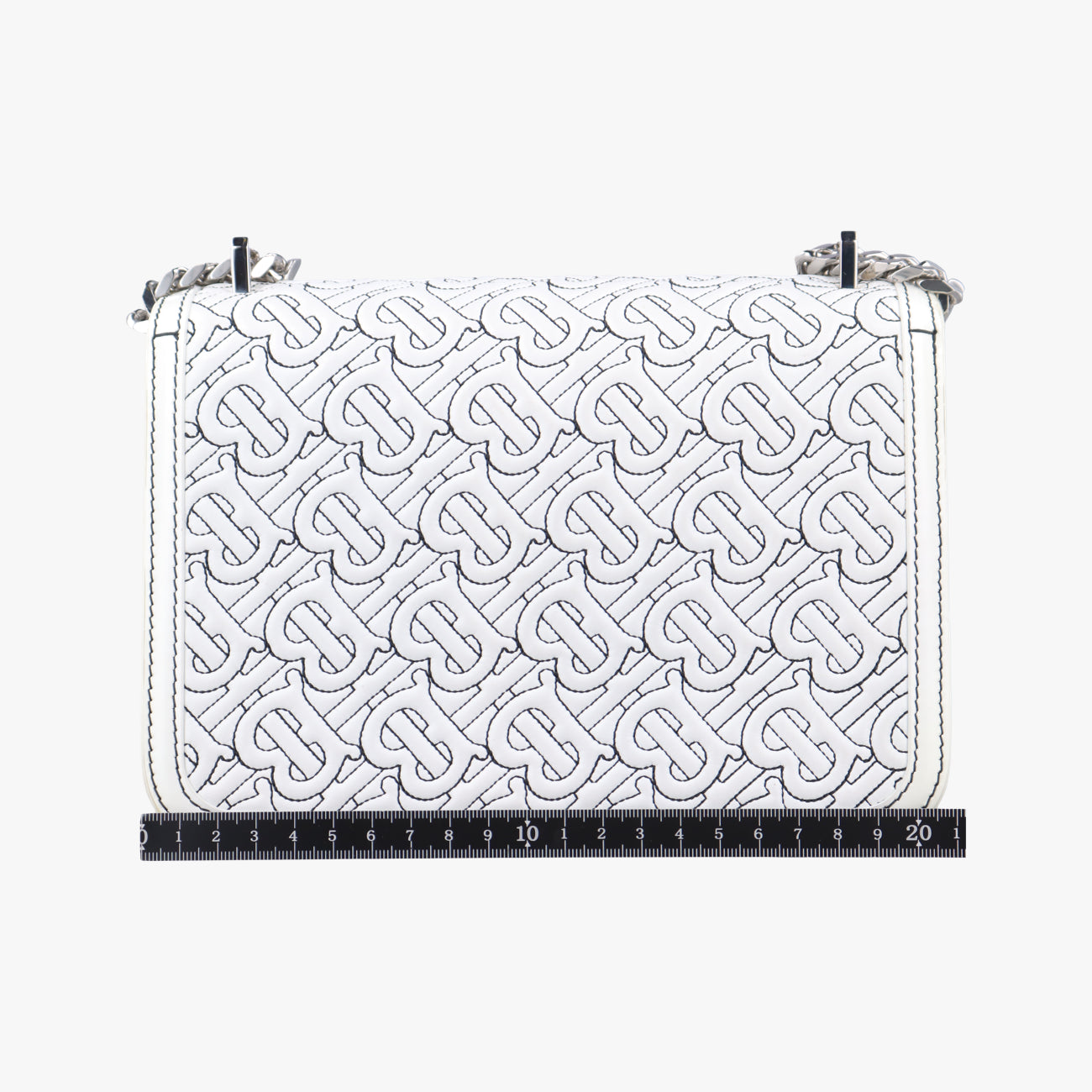 TB Logo White leather BMPPAN1301