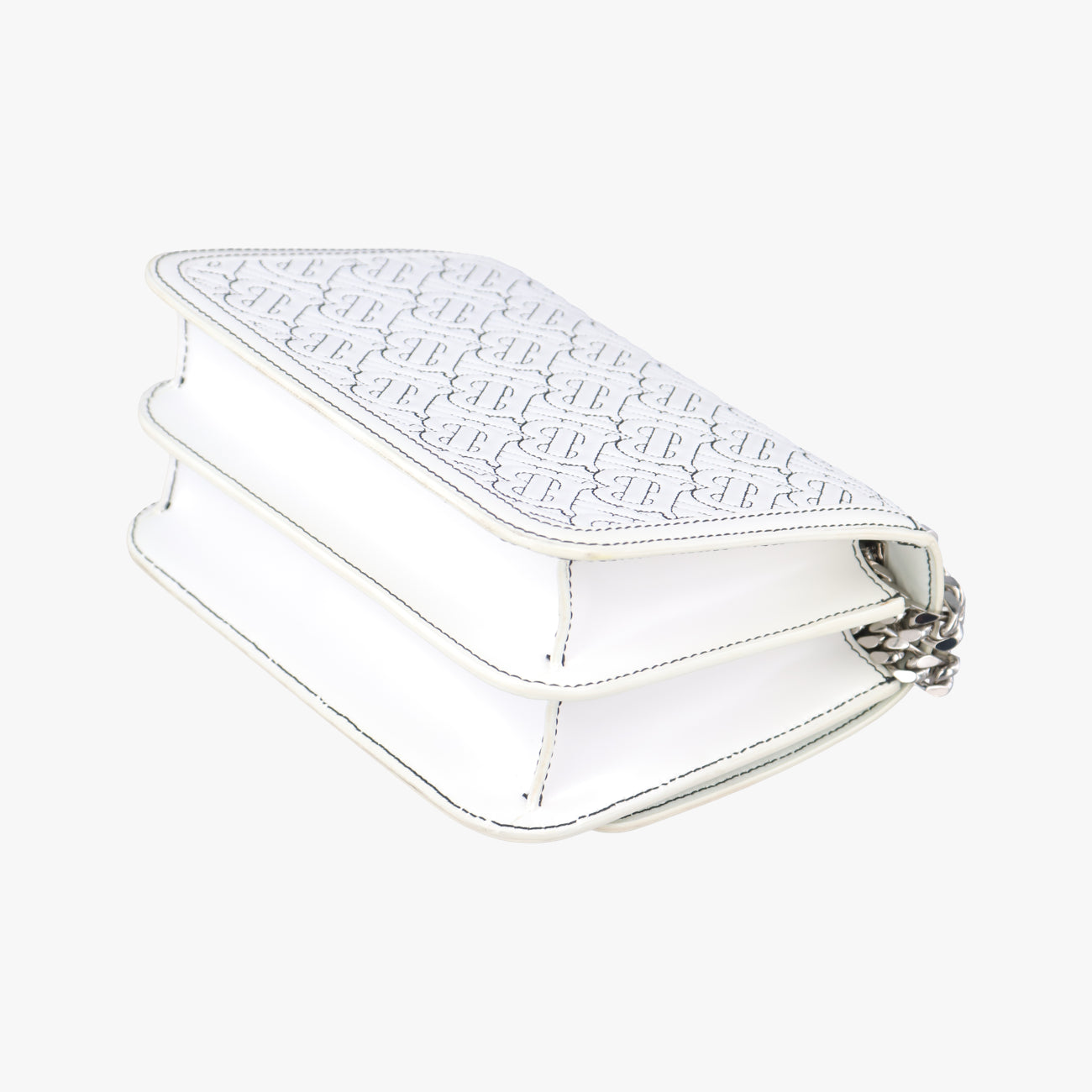 TB Logo White leather BMPPAN1301