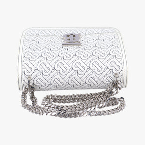 TB Logo White leather BMPPAN1301