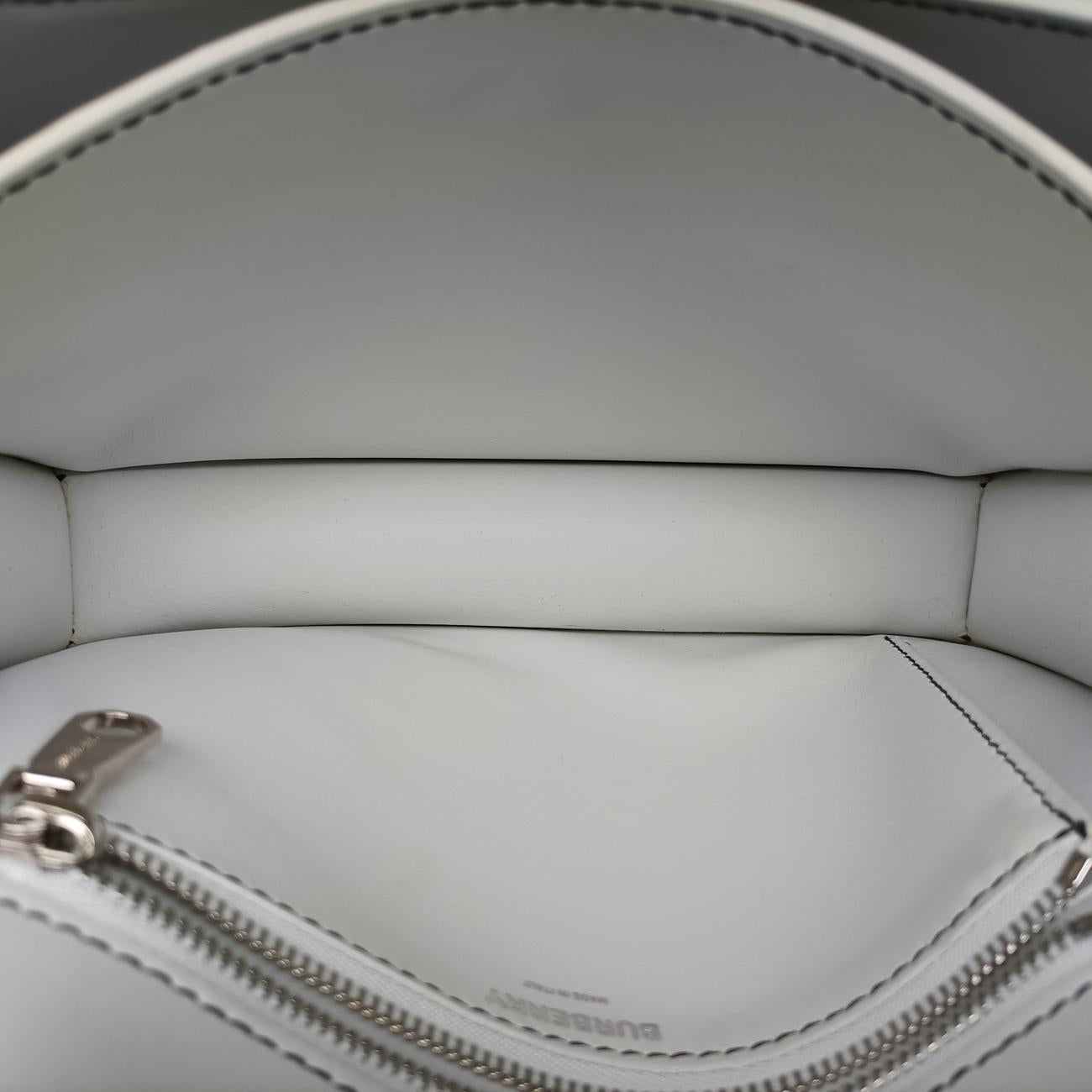 TB Logo White leather BMPPAN1301