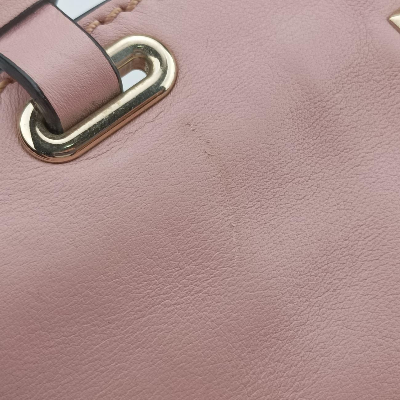 Rockstud Pink Leather BS-F037BOL1