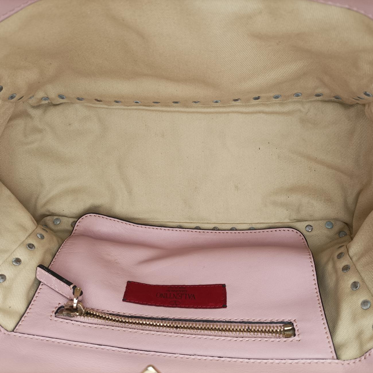 Rockstud Pink Leather BS-F037BOL1