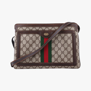 GG Supreme Ophidia Brown PVC coated canvas