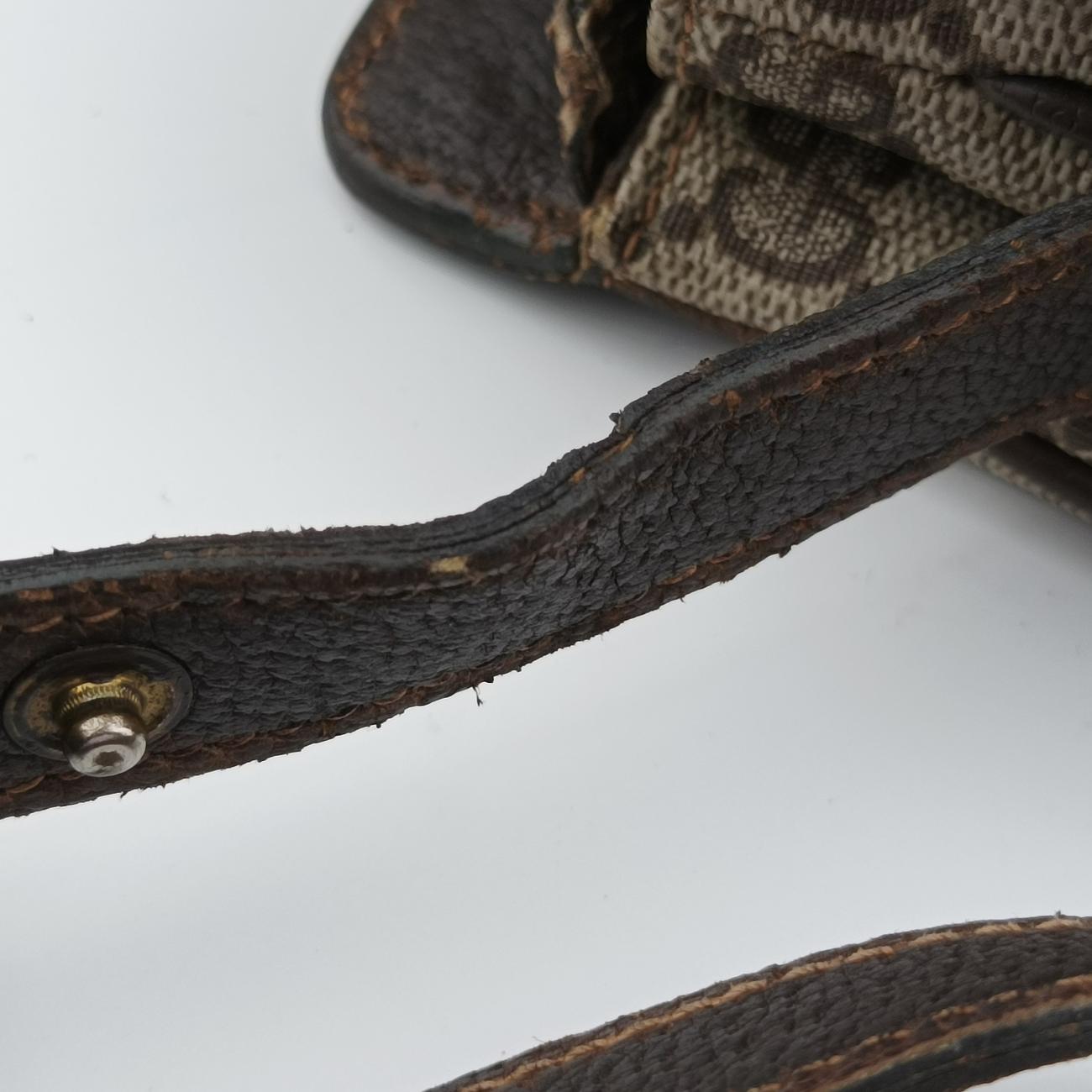 GG Supreme Ophidia Brown PVC coated canvas