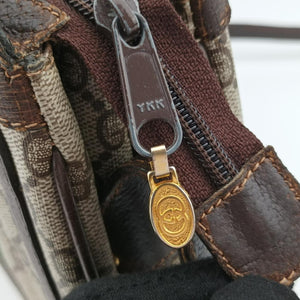 GG Supreme Ophidia Brown PVC coated canvas