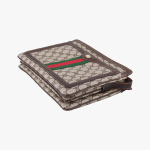 GG Supreme Ophidia Brown PVC coated canvas