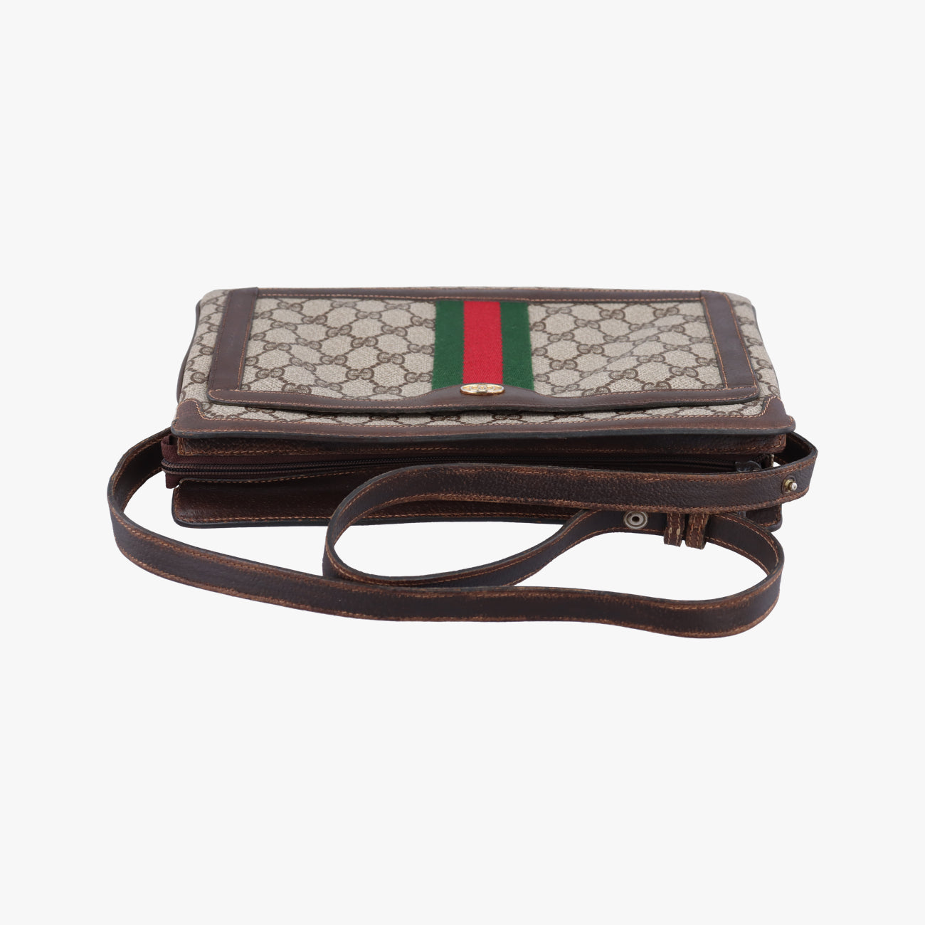 GG Supreme Ophidia Brown PVC coated canvas