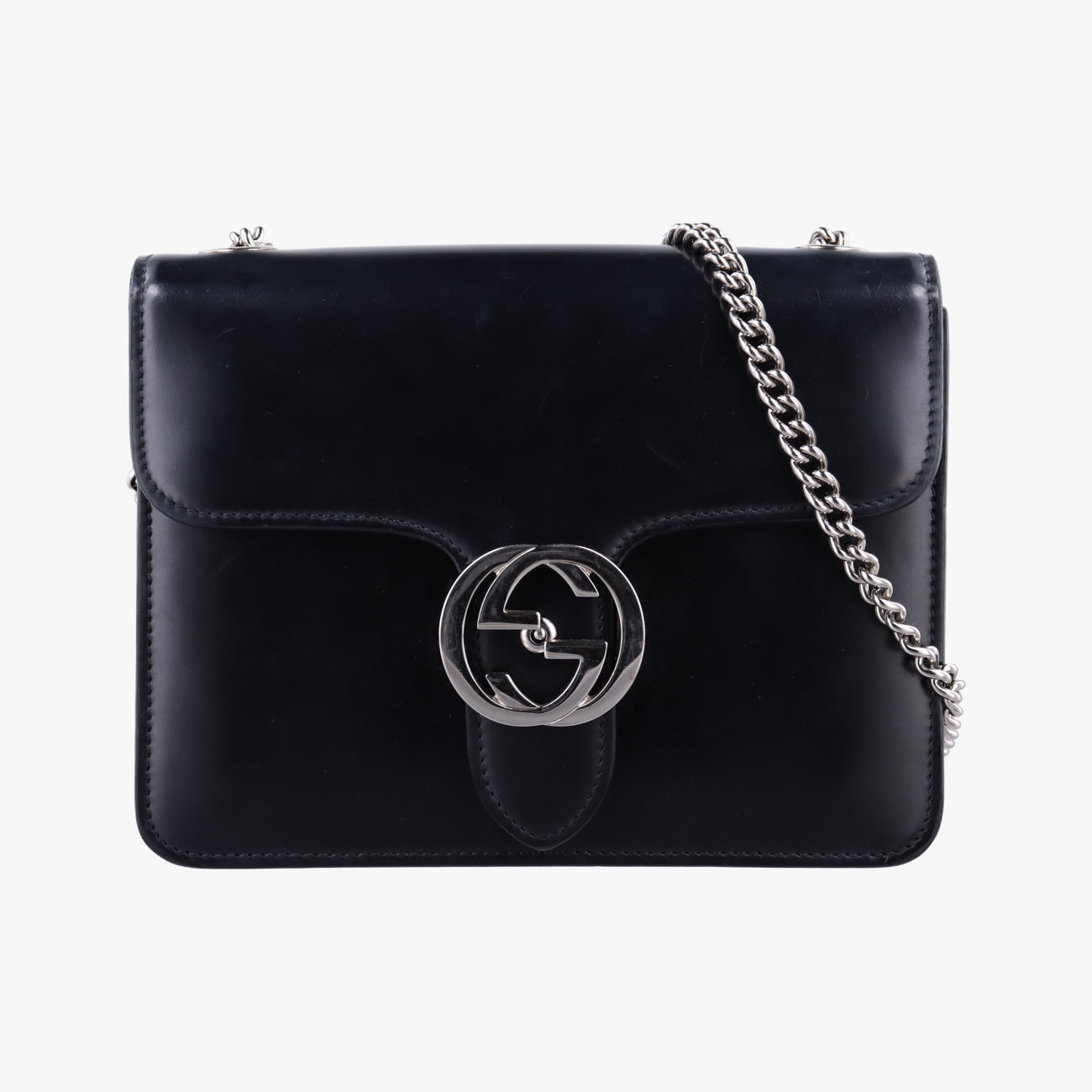 Interlocking G Black Enamel A018961404
