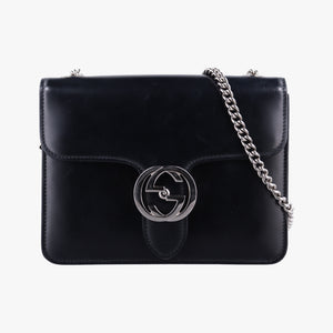 Interlocking G Black Enamel A018961404
