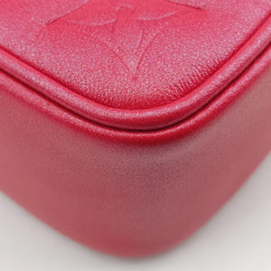 Heart on Chain Red Lambskin ICチップ