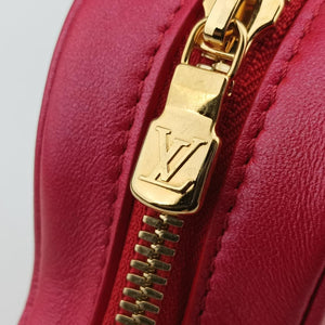Heart on Chain Red Lambskin ICチップ