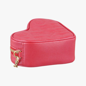 Heart on Chain Red Lambskin ICチップ