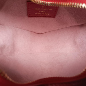 Heart on Chain Red Lambskin ICチップ