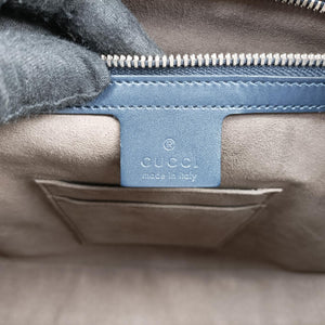 Guccissima Navy Leather B021456394