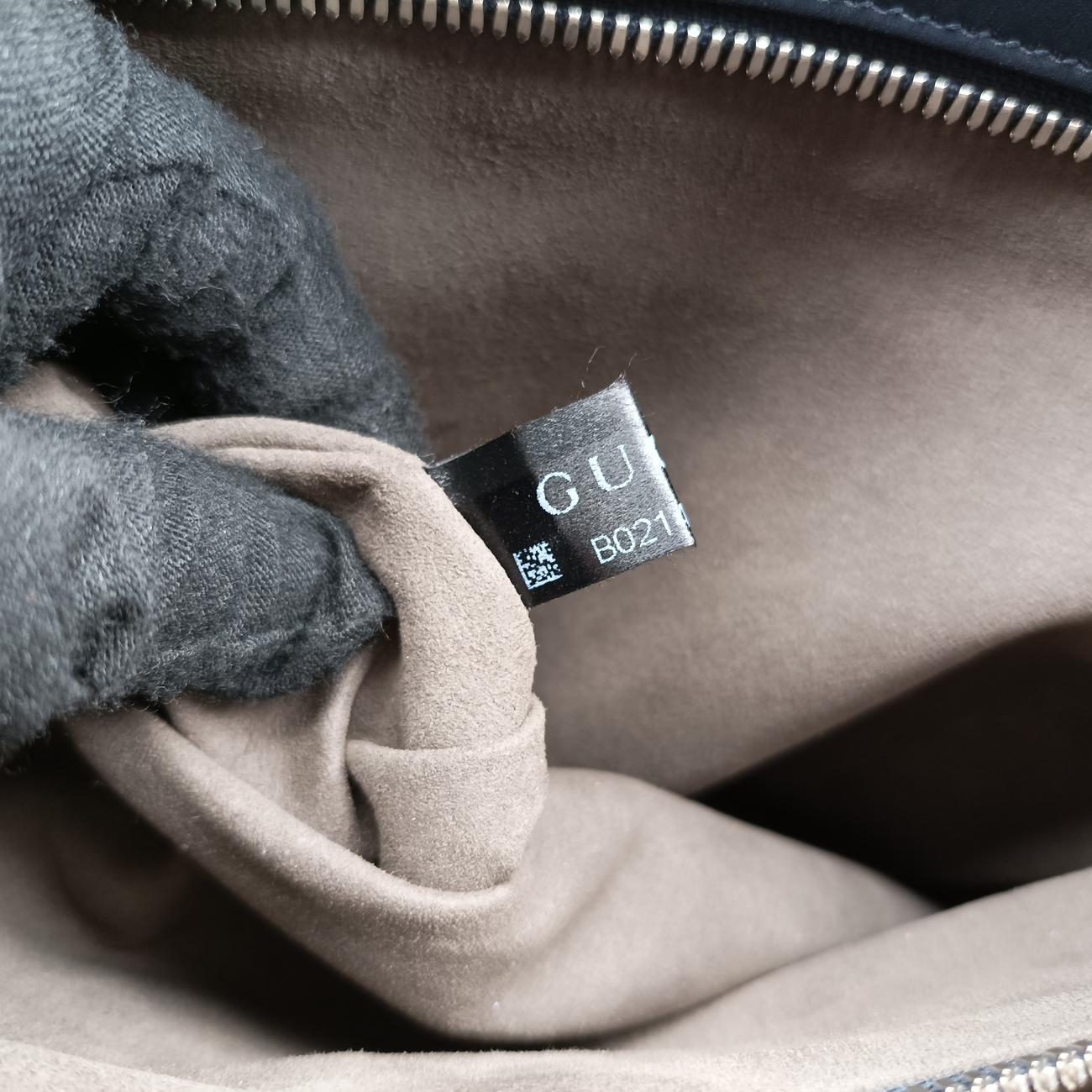 Guccissima Navy Leather B021456394