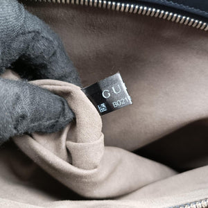 Guccissima Navy Leather B021456394