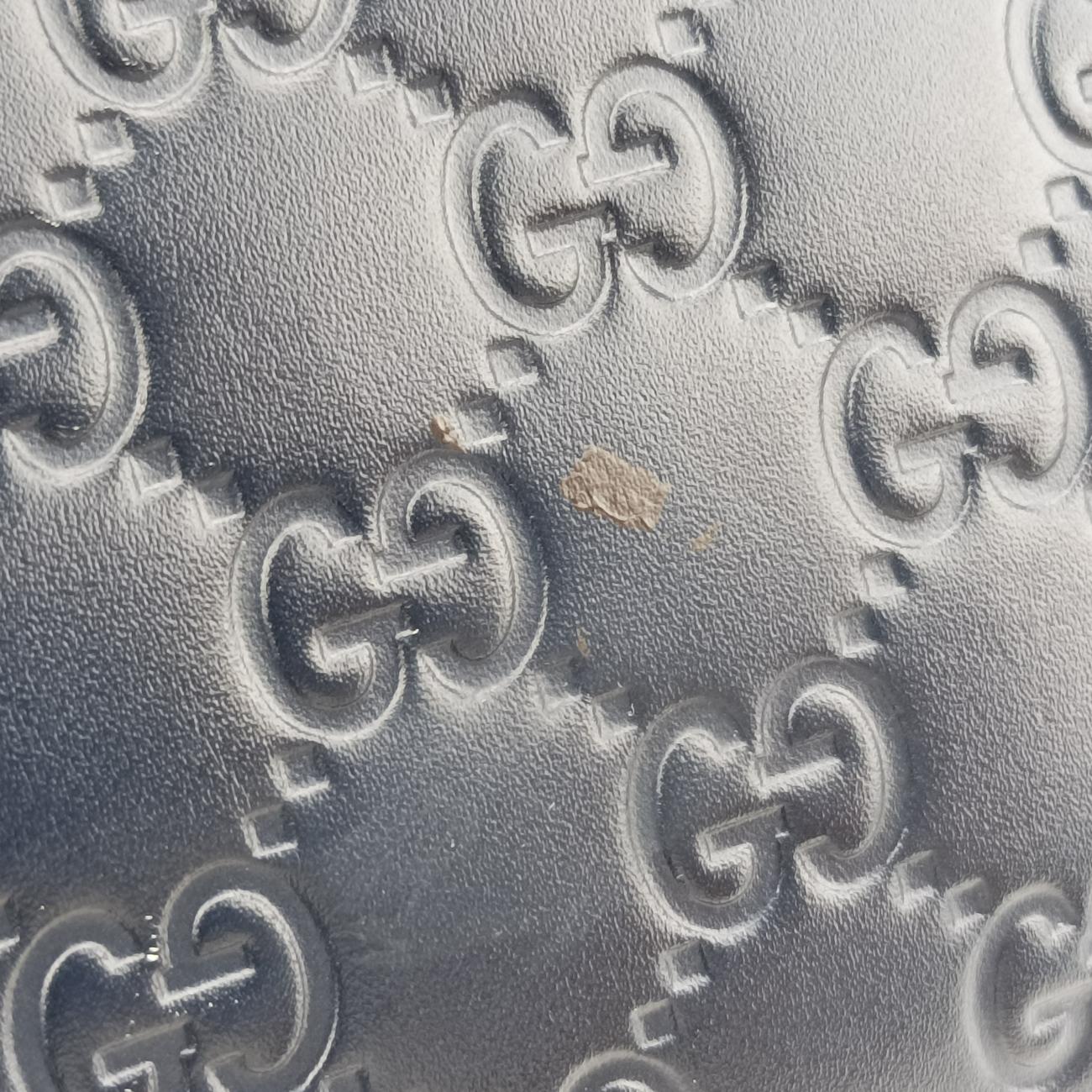 Guccissima Navy Leather B021456394
