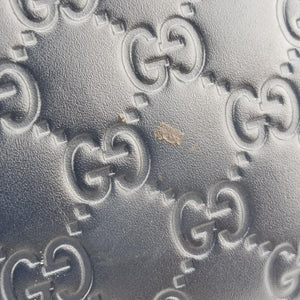 Guccissima Navy Leather B021456394