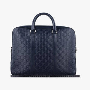 Guccissima Navy Leather B021456394