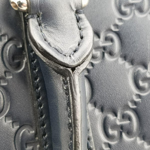 Guccissima Navy Leather B021456394