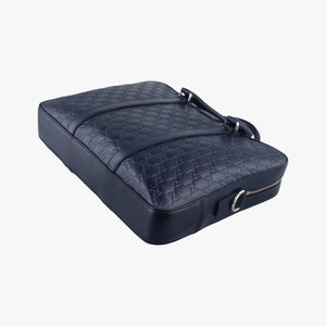Guccissima Navy Leather B021456394