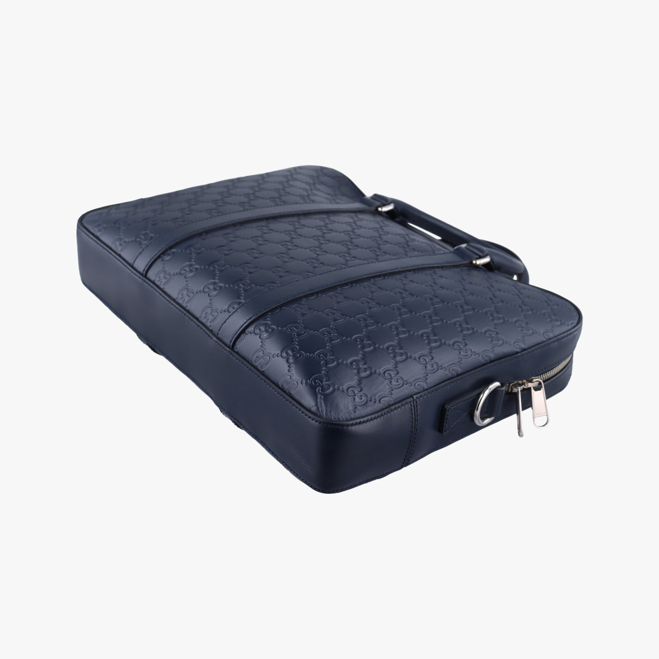 Guccissima Navy Leather B021456394