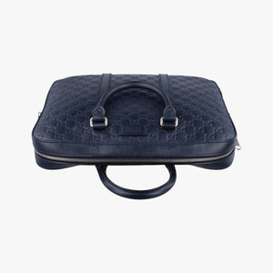 Guccissima Navy Leather B021456394