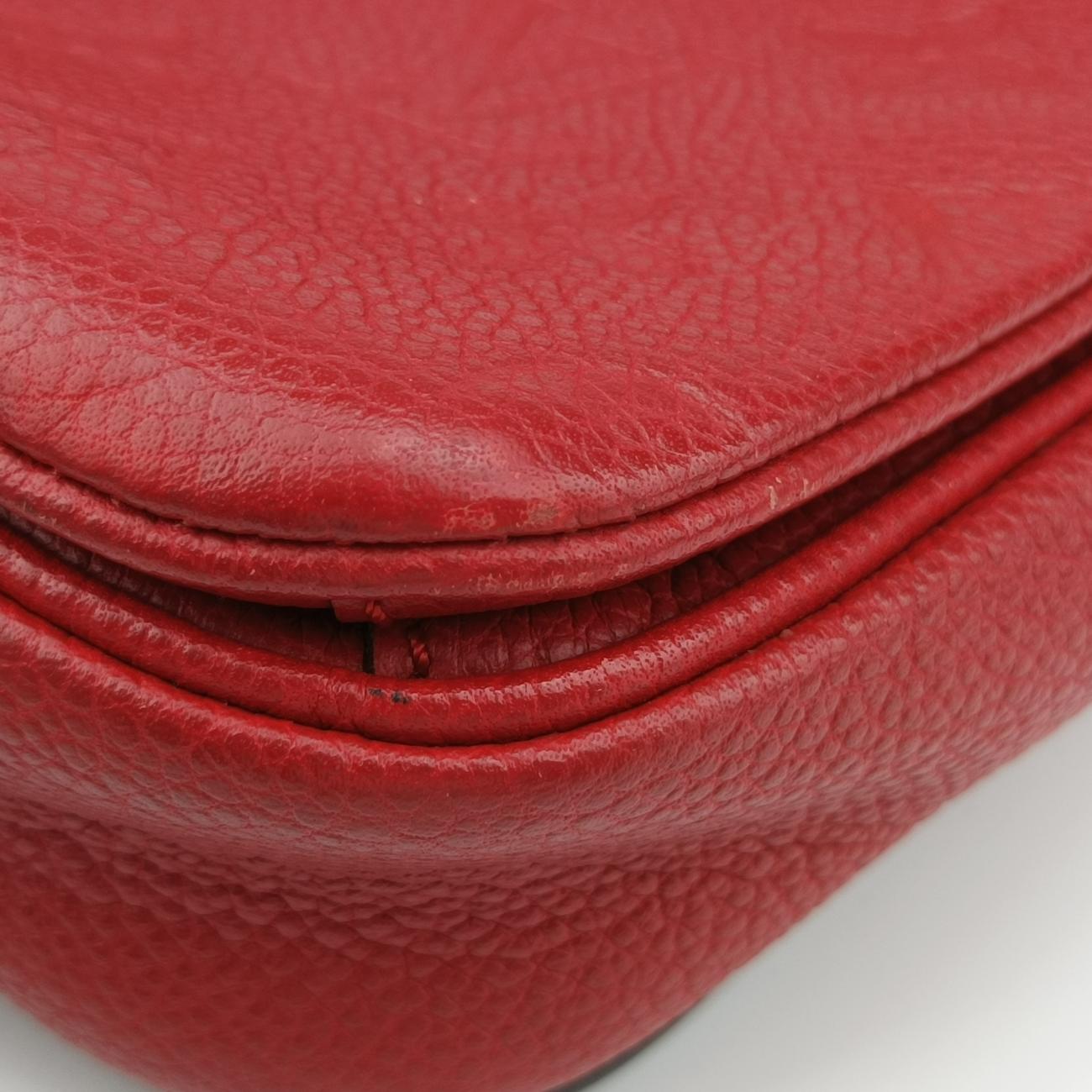 Pochette MéTIS MM Scarlet Red Monogram Empreinte AR4147 ICチップ