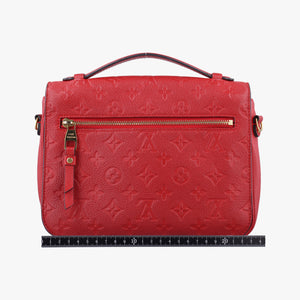 Pochette MéTIS MM Scarlet Red Monogram Empreinte AR4147 ICチップ