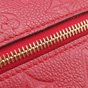 Pochette MéTIS MM Scarlet Red Monogram Empreinte AR4147 ICチップ