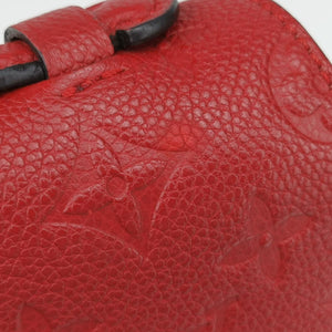 Pochette MéTIS MM Scarlet Red Monogram Empreinte AR4147 ICチップ