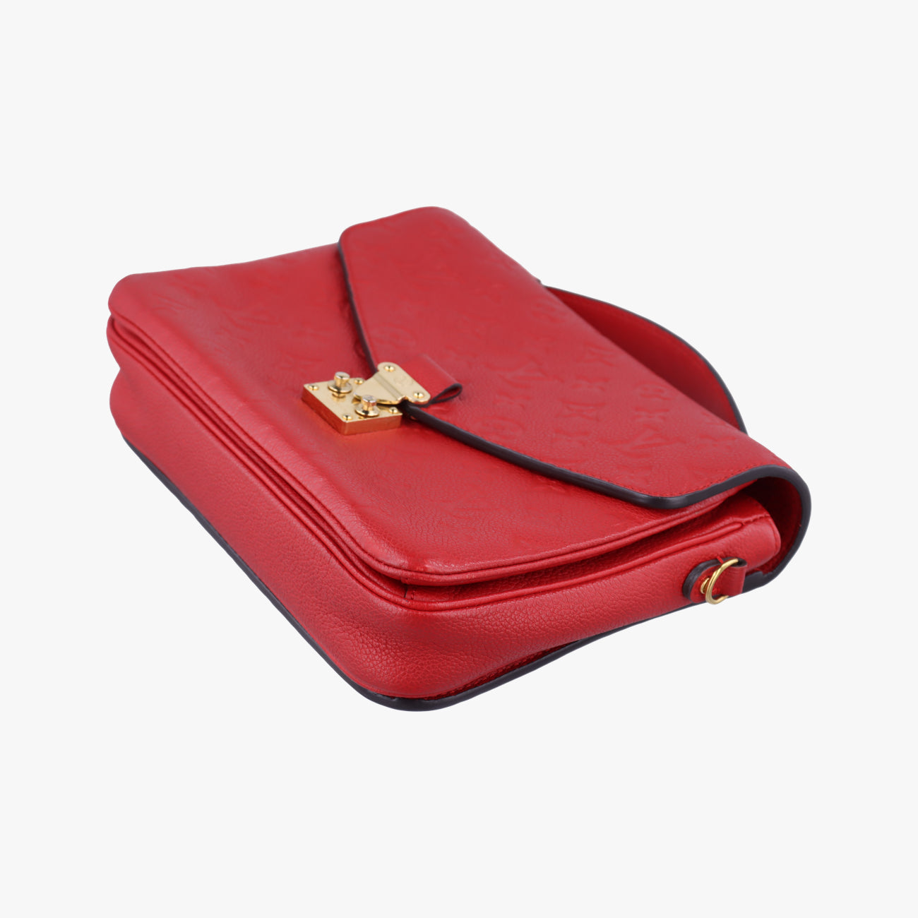 Pochette MéTIS MM Scarlet Red Monogram Empreinte AR4147 ICチップ
